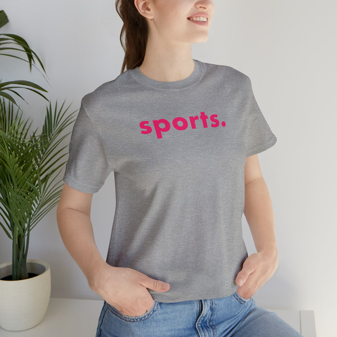 sports tee - pink print