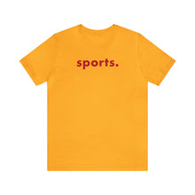 Load image into Gallery viewer, sports tee - red print
