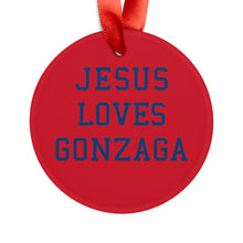 Load image into Gallery viewer, Jesus Loves Gonzaga - Acrylic Ornament
