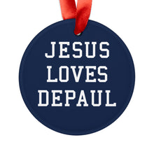 Load image into Gallery viewer, Jesus Loves DePaul - Acrylic Ornament
