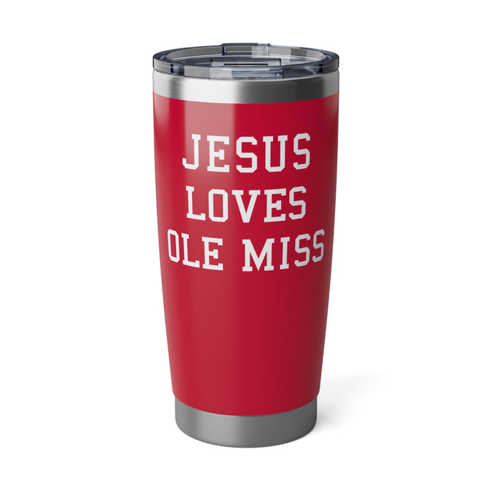 Jesus Loves Ole Miss, Jesus Tumbler, christian tumbler, Christian Gift, College Tumbler, Alumni Tumbler, college merch, game day, gameday