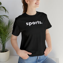 Load image into Gallery viewer, sports tee - white print
