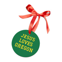 Load image into Gallery viewer, Jesus Loves Oregon - Acrylic Ornament
