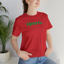 Load image into Gallery viewer, sports tee - green print
