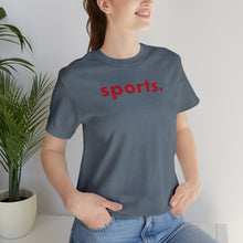 Load image into Gallery viewer, sports tee - red print
