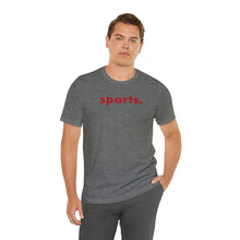 Load image into Gallery viewer, sports tee - red print
