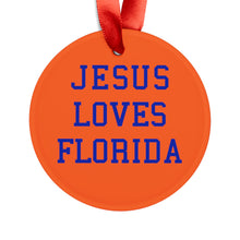 Load image into Gallery viewer, Jesus Loves Florida - Acrylic Ornament
