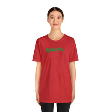 Load image into Gallery viewer, sports tee - green print
