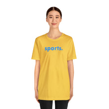 Load image into Gallery viewer, sports tee - Light Blue print
