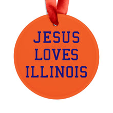 Load image into Gallery viewer, Jesus Loves Illinois - Acrylic Ornament
