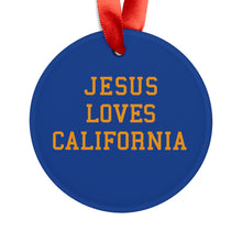 Load image into Gallery viewer, Jesus Loves California - Acrylic Ornament
