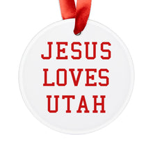 Load image into Gallery viewer, Jesus Loves Utah - Acrylic Ornament
