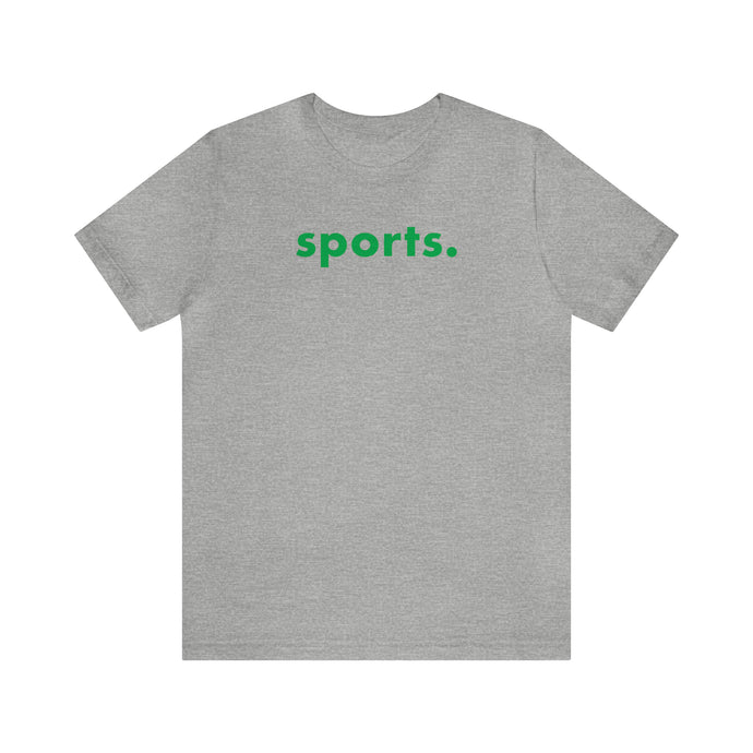 sports tee - green print