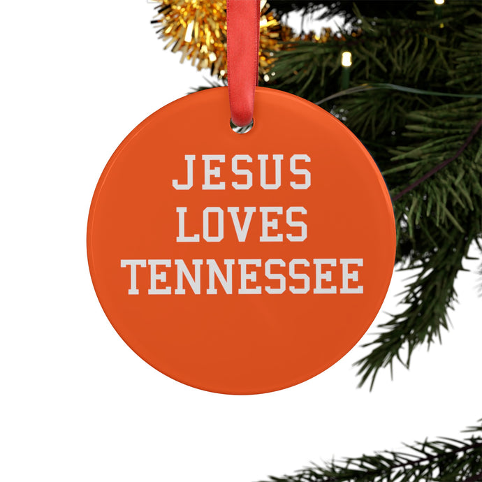 Jesus Loves Tennessee - Acrylic Ornament