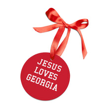 Load image into Gallery viewer, Jesus Loves Georgia - Acrylic Ornament
