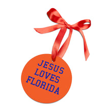 Load image into Gallery viewer, Jesus Loves Florida - Acrylic Ornament
