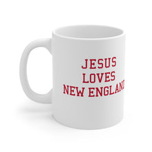 Load image into Gallery viewer, Jesus Loves New England - Ceramic Mug 11oz
