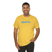 Load image into Gallery viewer, sports tee - Light Blue print
