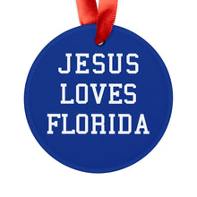 Load image into Gallery viewer, Jesus Loves Florida - Acrylic Ornament
