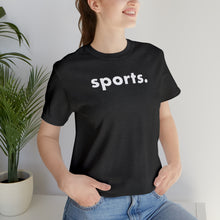 Load image into Gallery viewer, sports tee - white print
