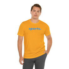 Load image into Gallery viewer, sports tee - Light Blue print
