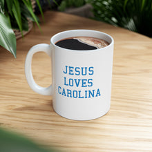 Load image into Gallery viewer, Jesus Loves Carolina - Ceramic Mug 11oz
