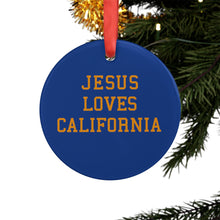 Load image into Gallery viewer, Jesus Loves California - Acrylic Ornament
