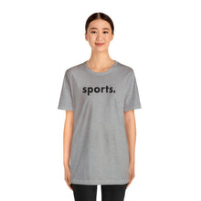 Load image into Gallery viewer, sports tee - black print
