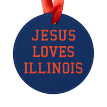 Load image into Gallery viewer, Jesus Loves Illinois - Acrylic Ornament
