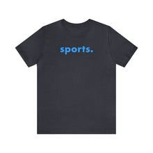 Load image into Gallery viewer, sports tee - Light Blue print
