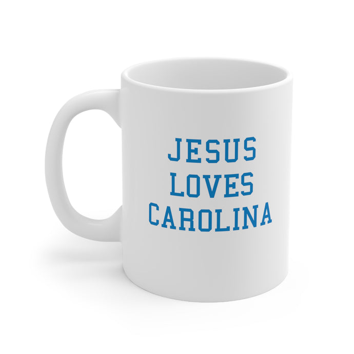 Jesus Loves Carolina - Ceramic Mug 11oz