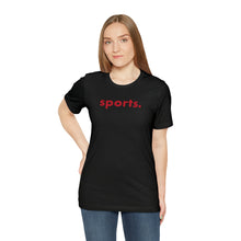 Load image into Gallery viewer, sports tee - red print
