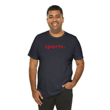 Load image into Gallery viewer, sports tee - red print
