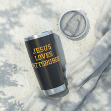 Load image into Gallery viewer, Jesus Loves Pittsburgh - 20oz Tumbler
