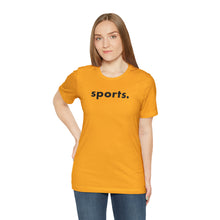 Load image into Gallery viewer, sports tee - black print
