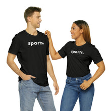 Load image into Gallery viewer, sports tee - white print
