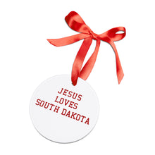 Load image into Gallery viewer, Jesus Loves South Dakota - Acrylic Ornament
