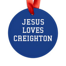 Load image into Gallery viewer, Jesus Loves Creighton - Acrylic Ornament
