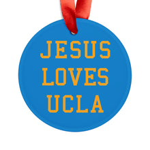 Load image into Gallery viewer, Jesus Loves UCLA - Acrylic Ornament
