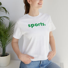 Load image into Gallery viewer, sports tee - green print
