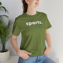 Load image into Gallery viewer, sports tee - white print
