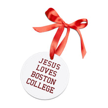 Load image into Gallery viewer, Jesus Loves Boston College - Acrylic Ornament
