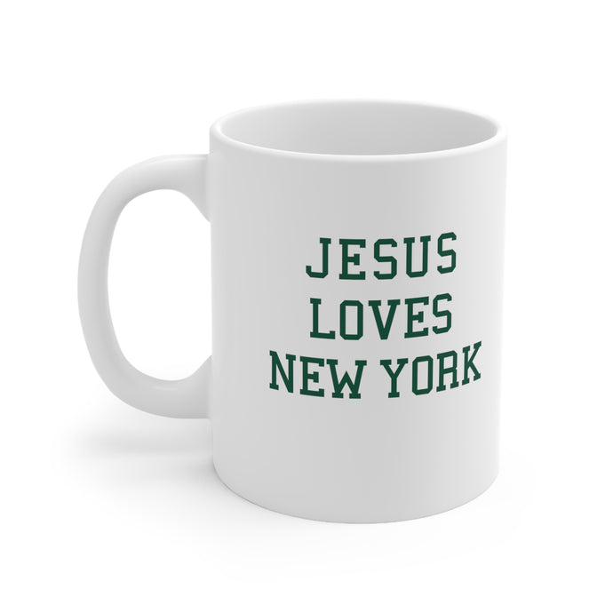 Jesus Loves New York - Ceramic Mug 11oz