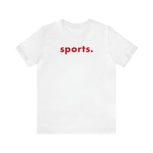 Load image into Gallery viewer, sports tee - red print
