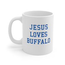 Load image into Gallery viewer, Jesus Loves Buffalo - Ceramic Mug 11oz
