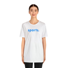 Load image into Gallery viewer, sports tee - Light Blue print
