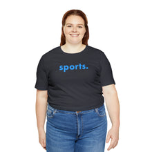 Load image into Gallery viewer, sports tee - Light Blue print
