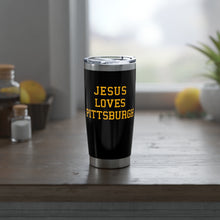 Load image into Gallery viewer, Jesus Loves Pittsburgh - 20oz Tumbler
