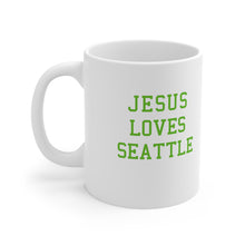 Load image into Gallery viewer, Jesus Loves Seattle - Ceramic Mug 11oz
