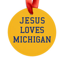 Load image into Gallery viewer, Jesus Loves Michigan - Acrylic Ornament
